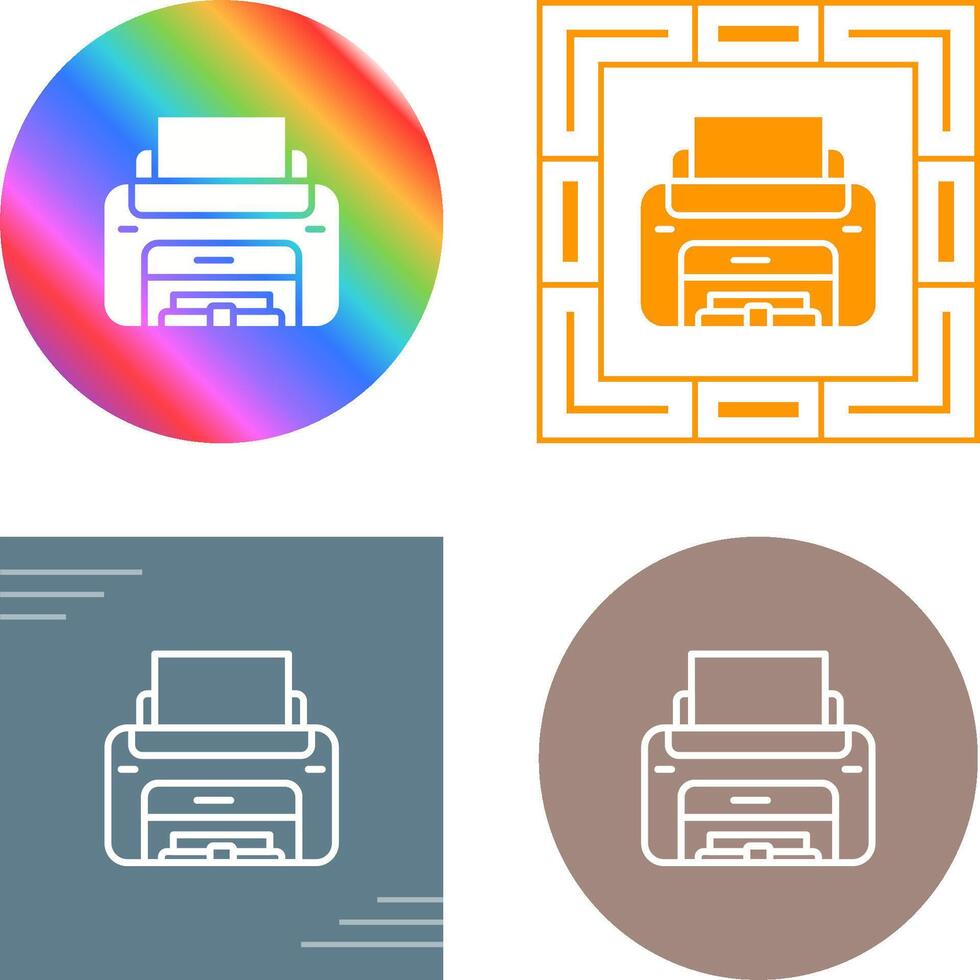 Laser Printer Vector Icon