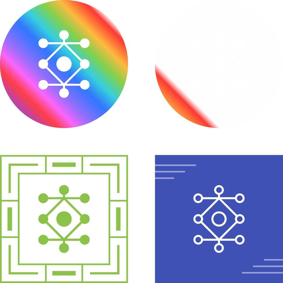 Network Analysis Vector Icon