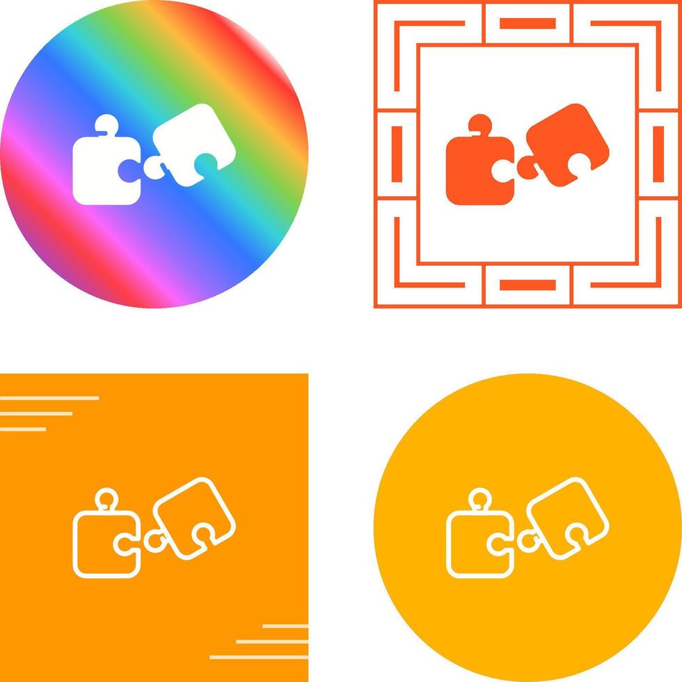 Jigsaw puzzle Vector Icon
