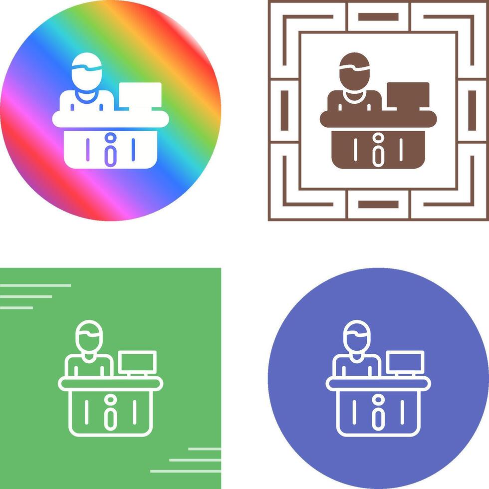 Reception Vector Icon