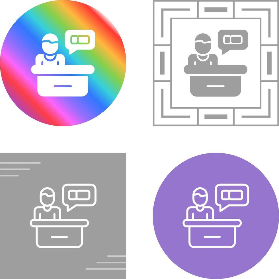 Support Ticket Vector Icon
