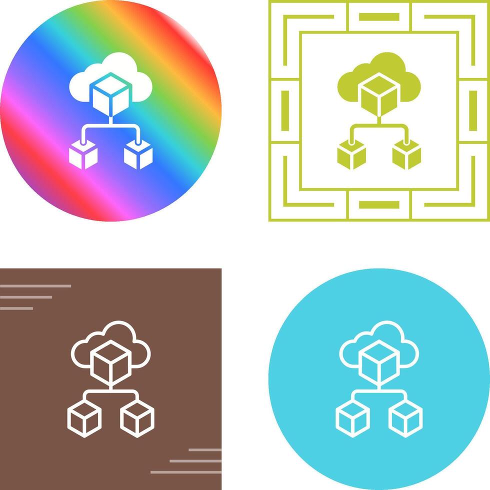 Cloud Infrastructure Vector Icon