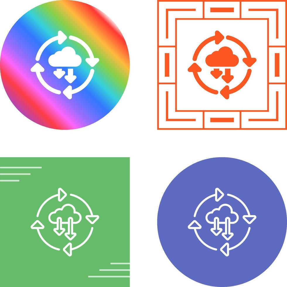 Continuous Deployment Vector Icon