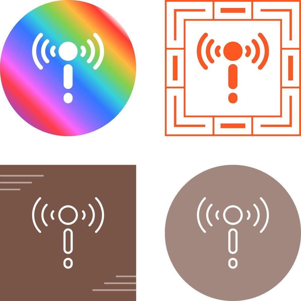 Network Troubleshooting Vector Icon