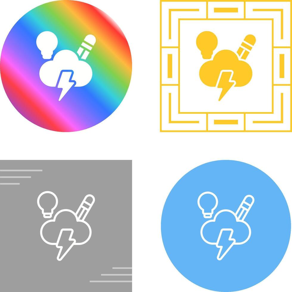 Brainstorming Vector Icon
