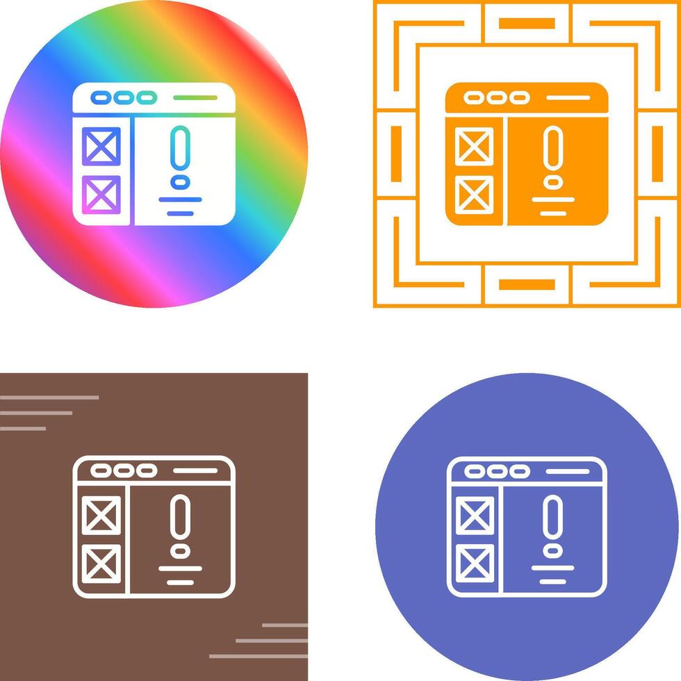 Information Design Vector Icon