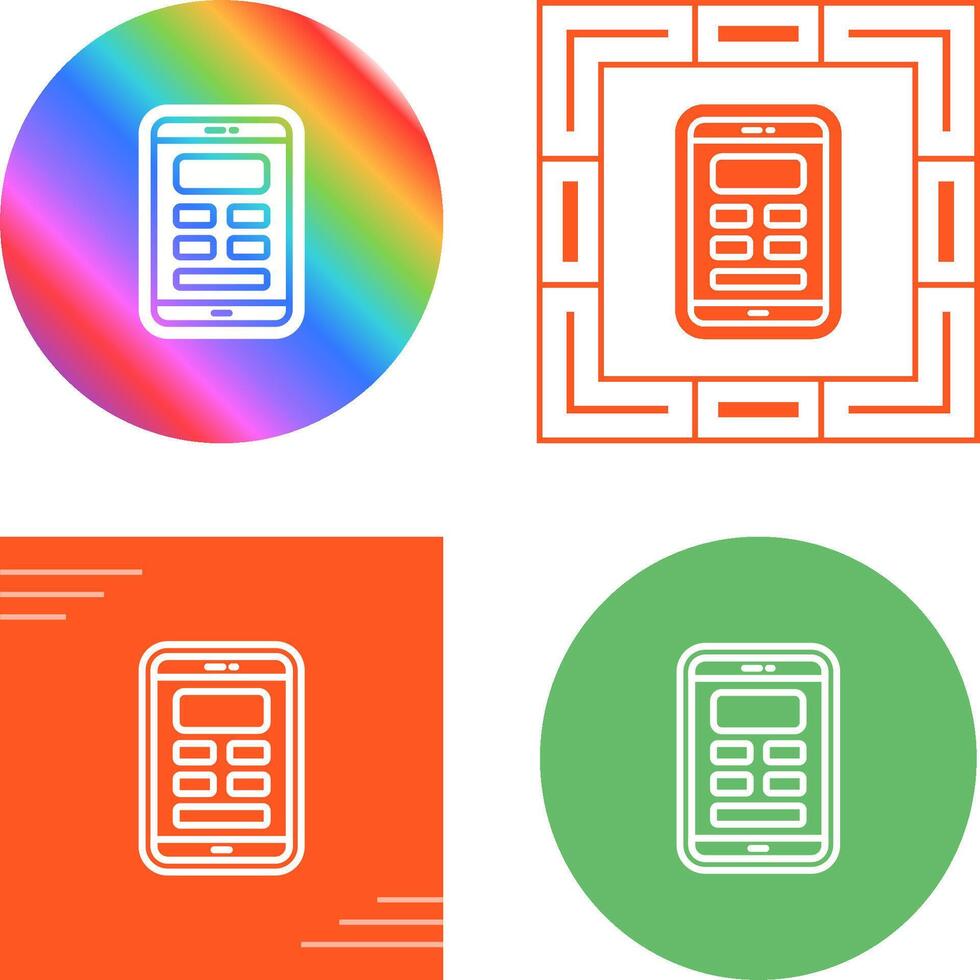 Mobile Design Vector Icon