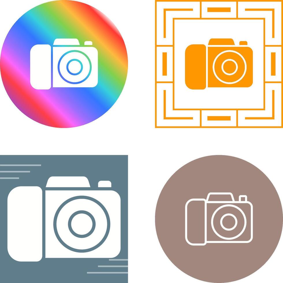 DSLR Camera Vector Icon