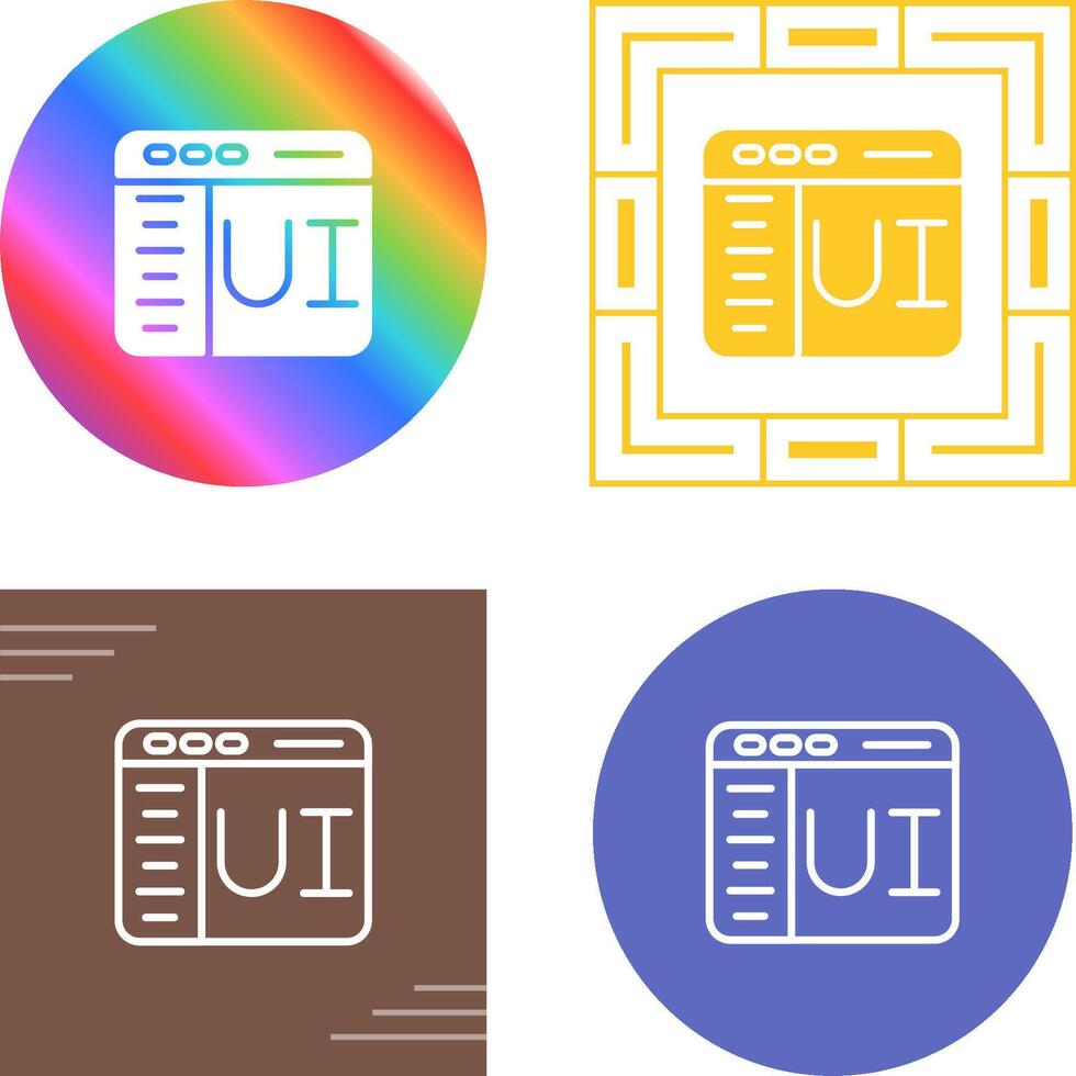 User Interface Vector Icon