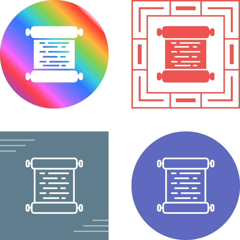 Scroll Vector Icon