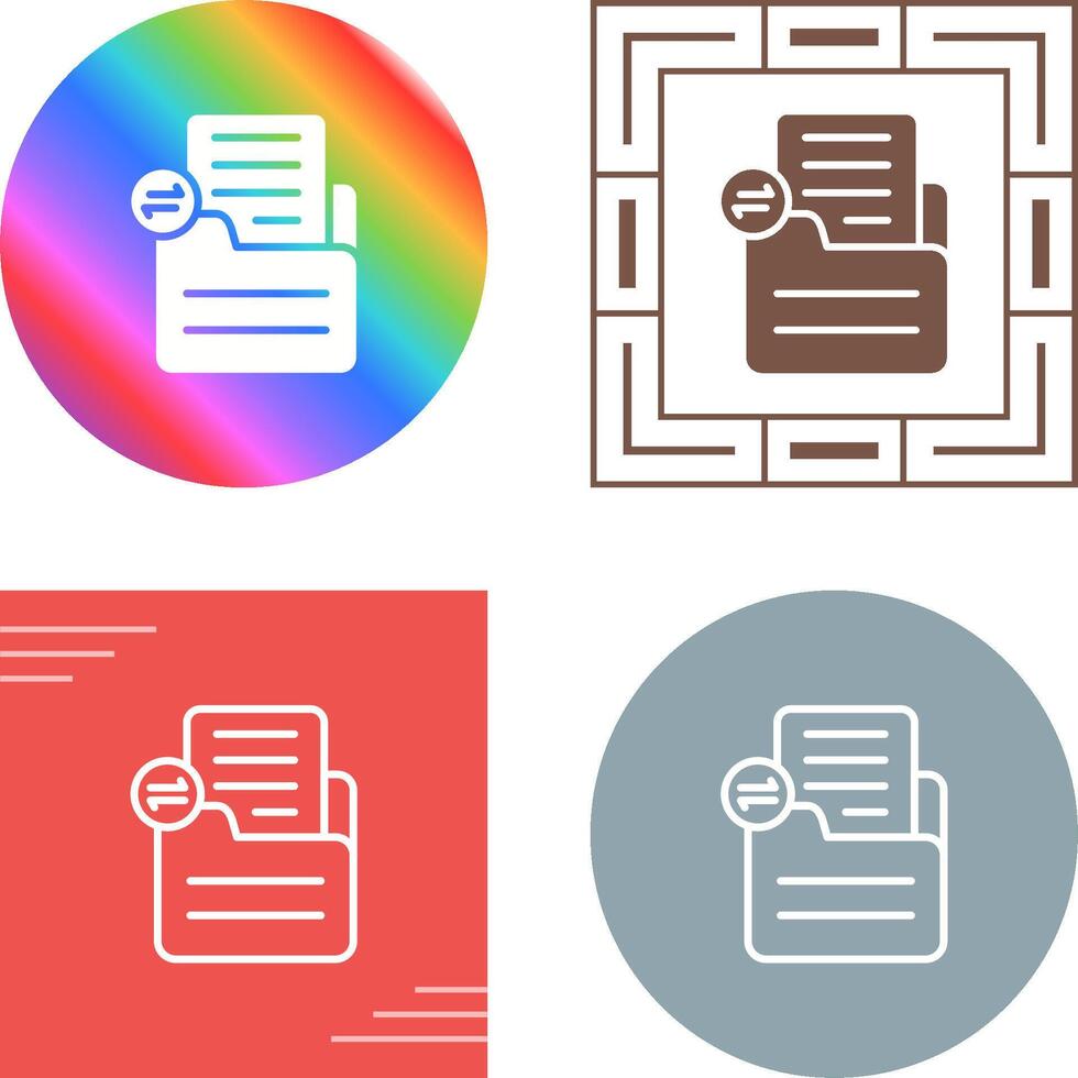Document Share Vector Icon