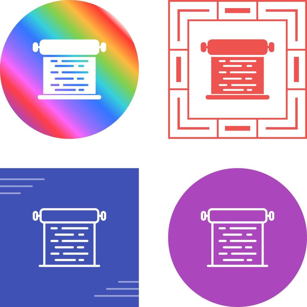 Scroll Vector Icon