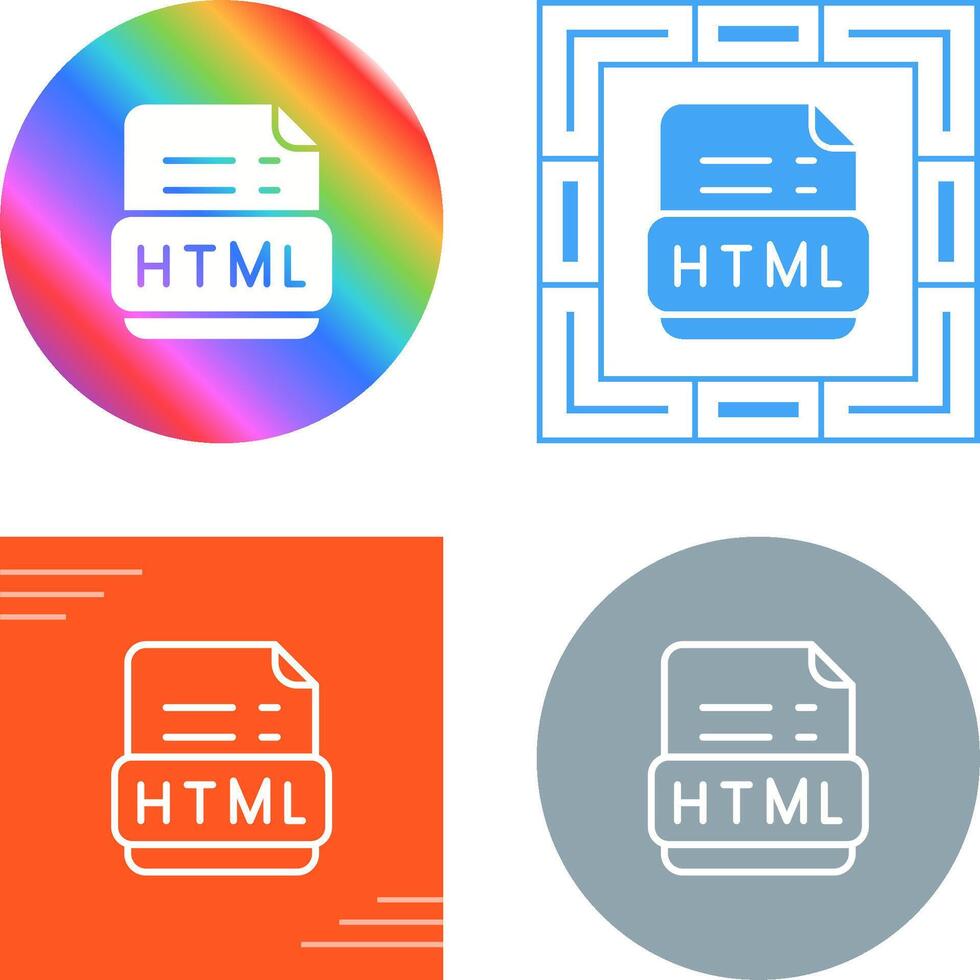 Html Vector Icon