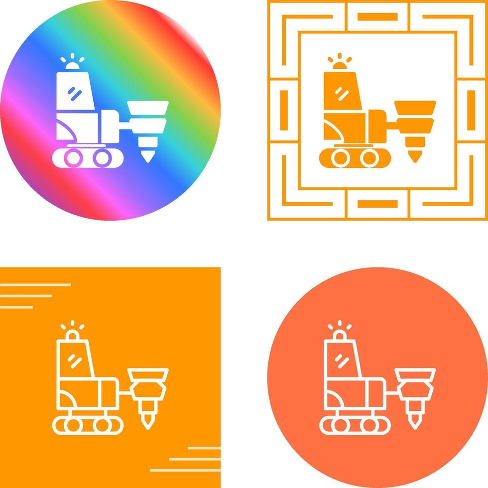 Drilling Machine Vector Icon