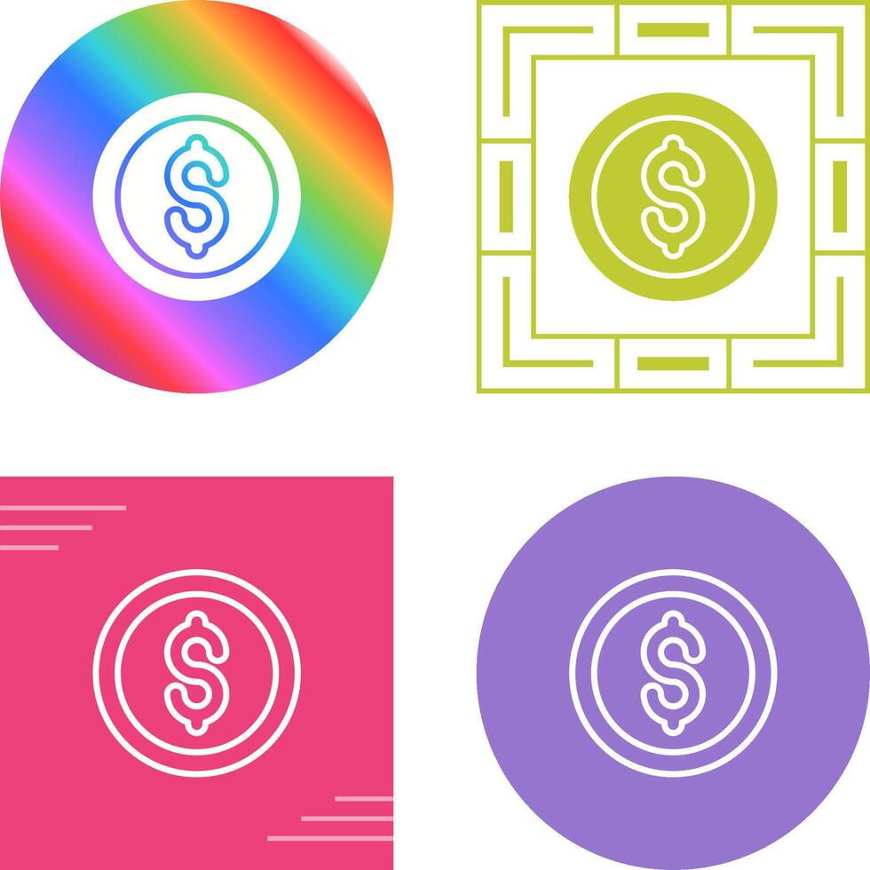 Usd Circle Vector Icon