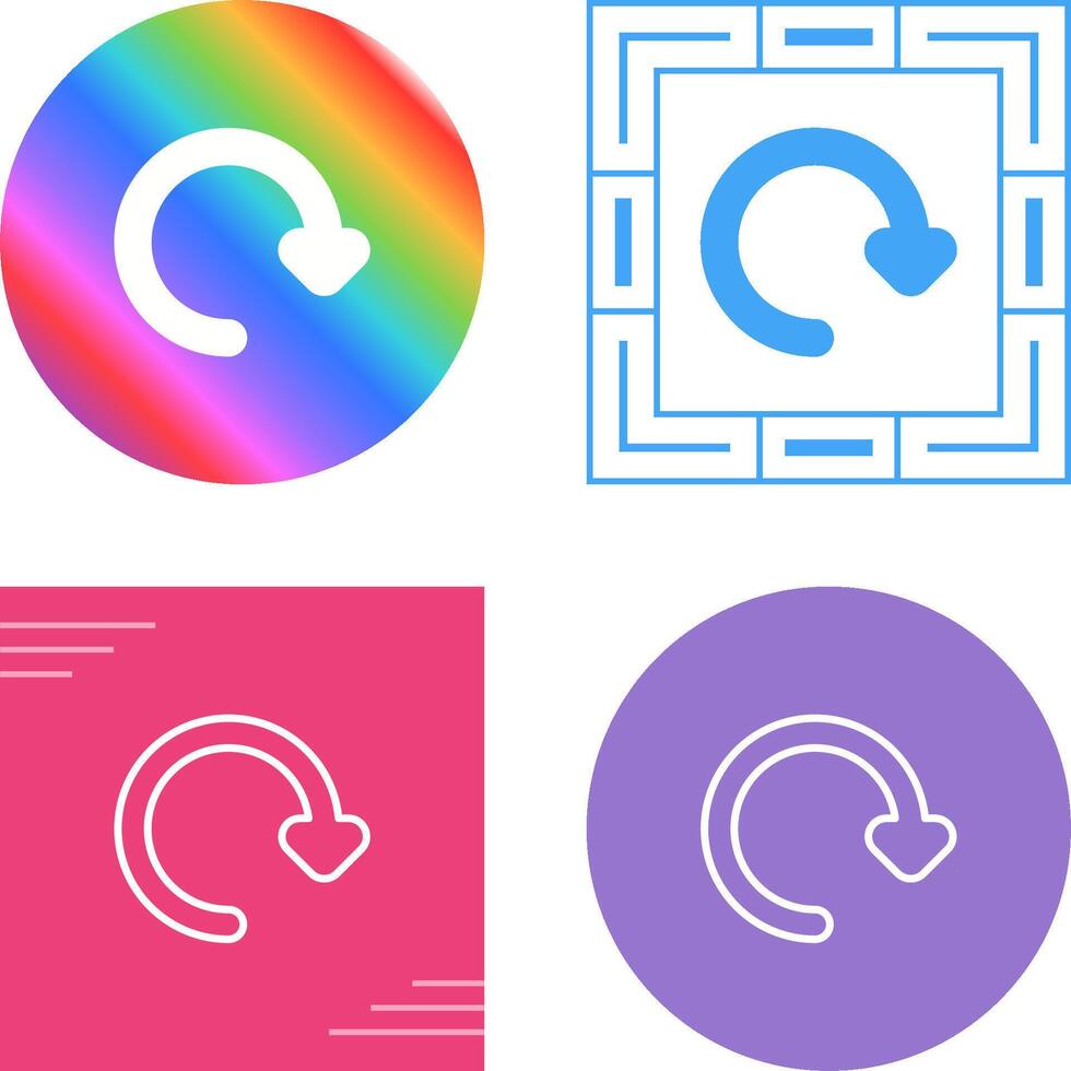 Rotate Right Vector Icon