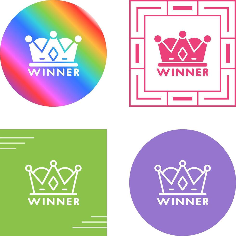 Winner Vector Icon