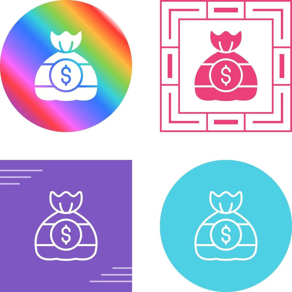 Money Bag Vector Icon