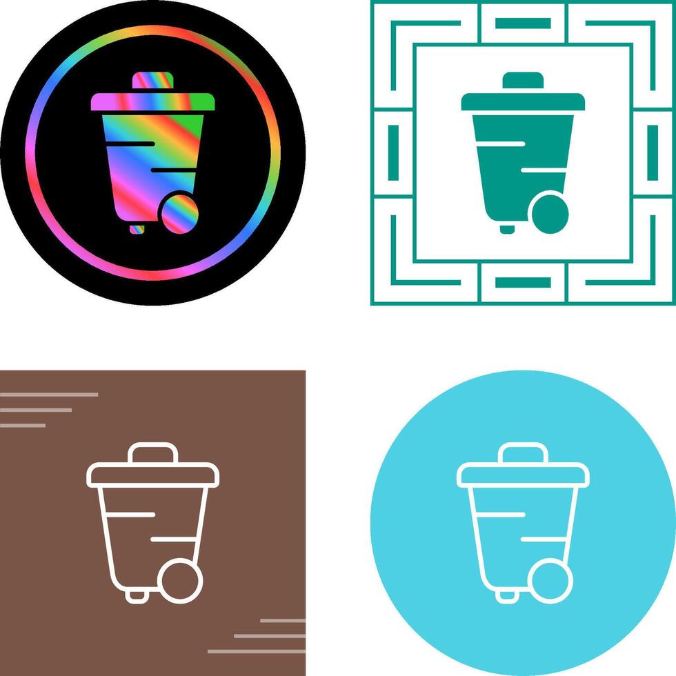 Trash Can Vector Icon