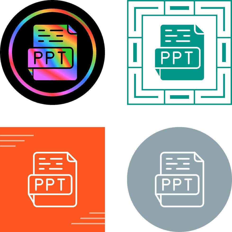 PPT Vector Icon