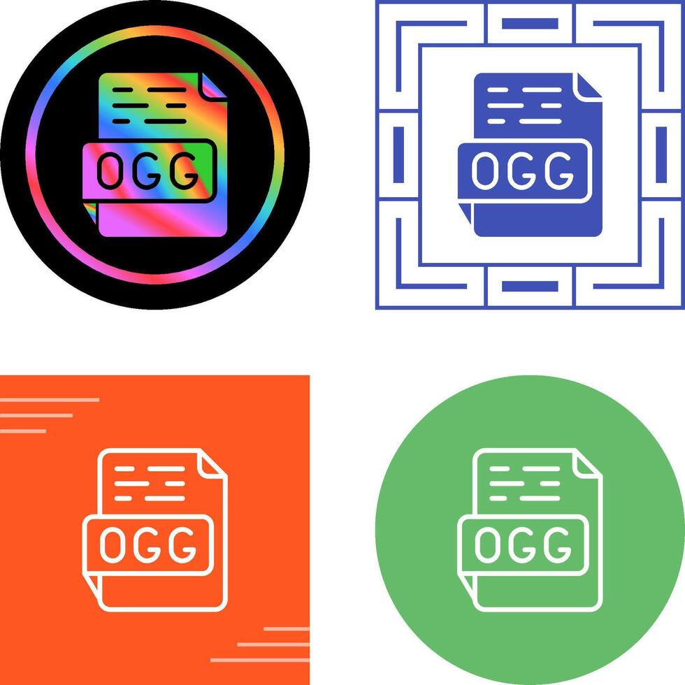 OGG Vector Icon