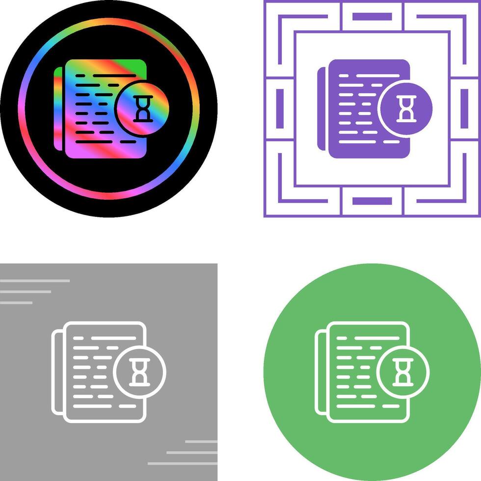 Document Audit Vector Icon