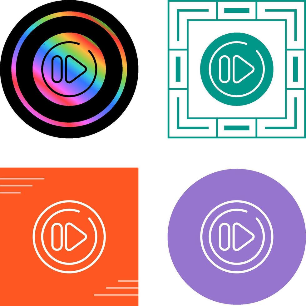 Next Track Circle Vector Icon