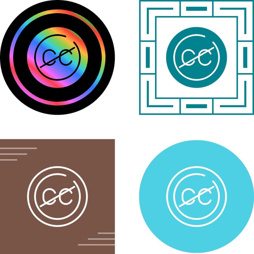 Closed Captions Circle Vector Icon