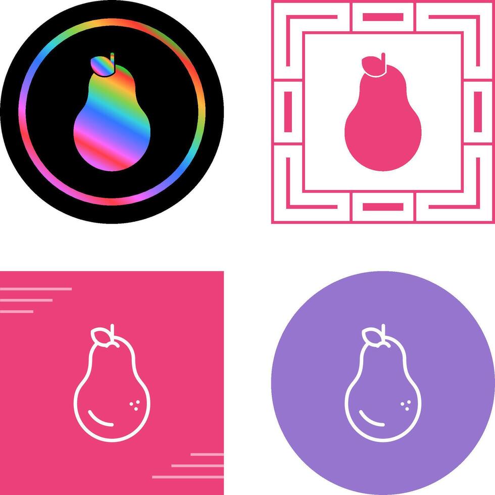 Pear Vector Icon