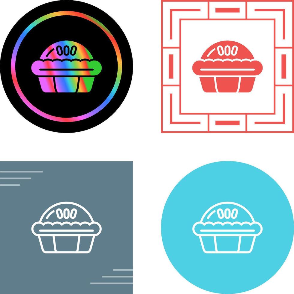 Pie Vector Icon