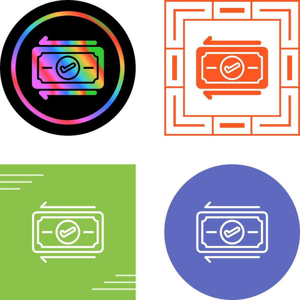 Money Back Guarantee Vector Icon