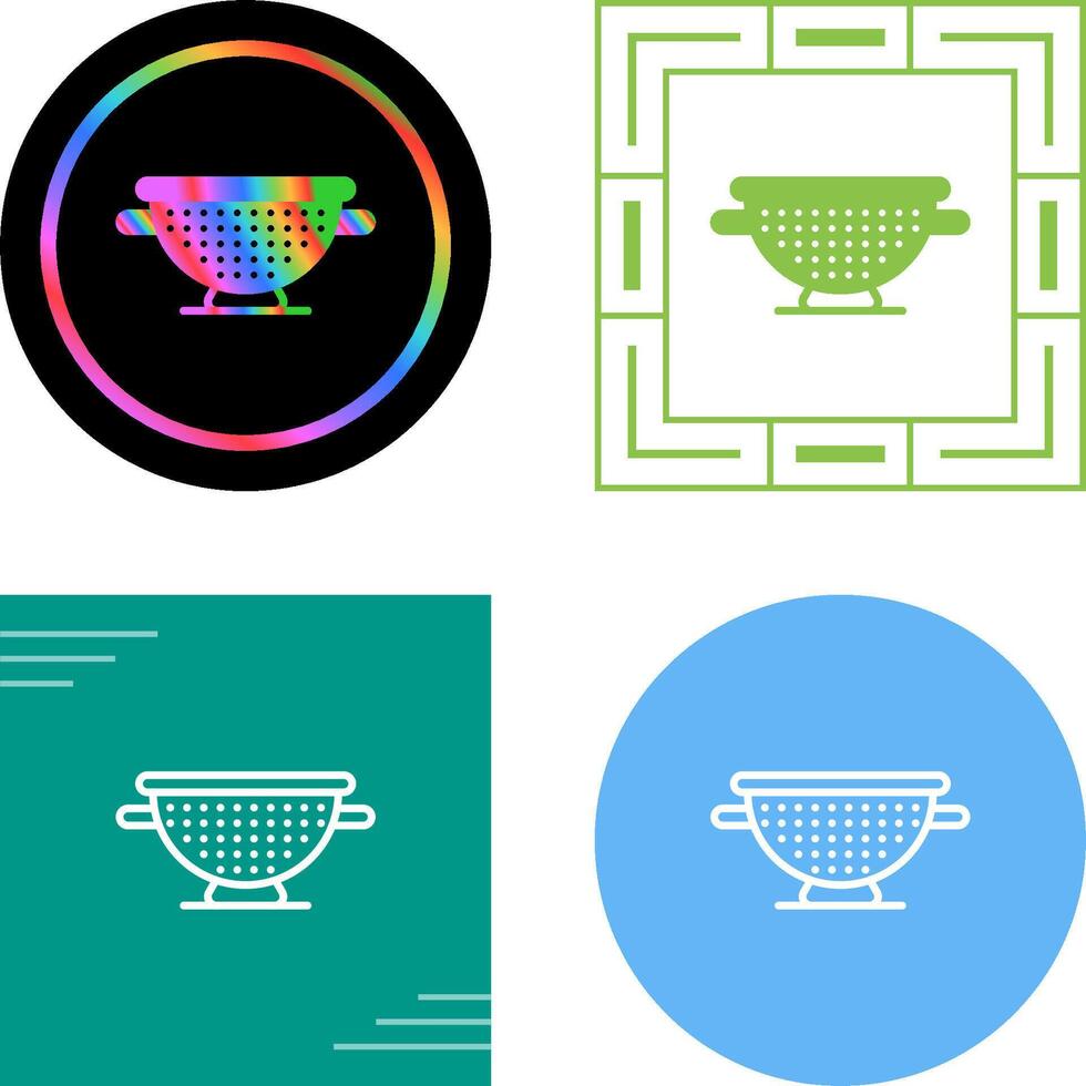 Colander Vector Icon