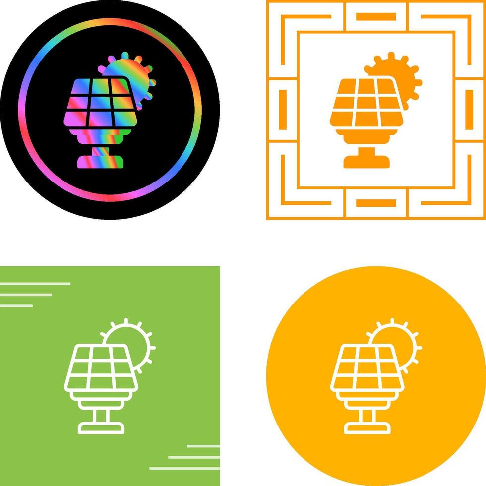 Solar Panel Vector Icon