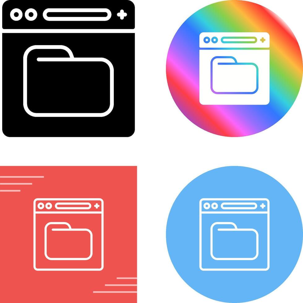 Browser Vector Icon
