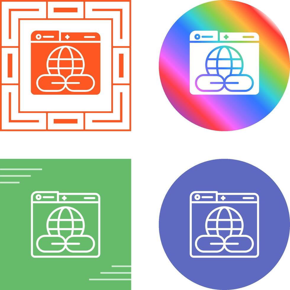 Web Link Vector Icon