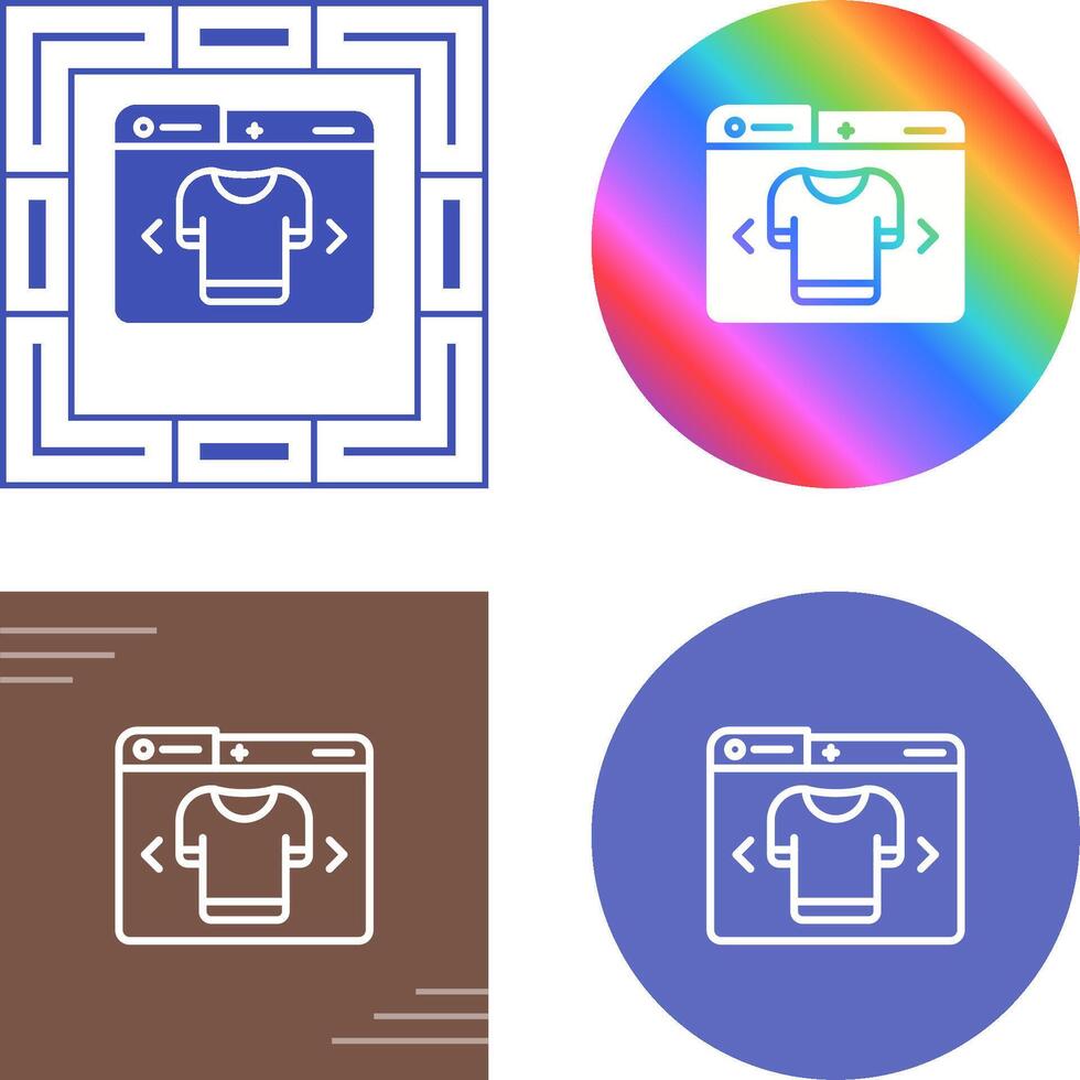 Clothing Store Vector Icon