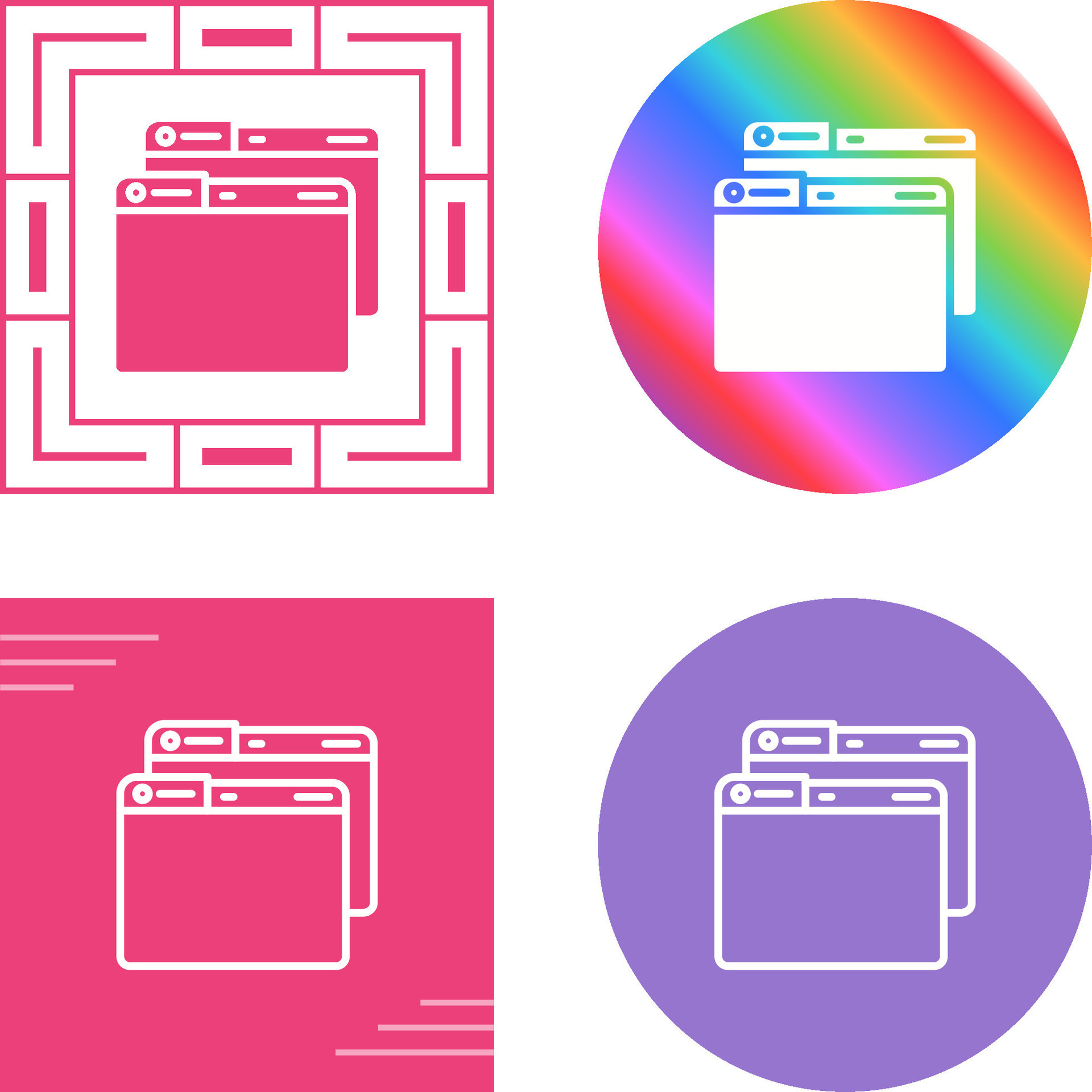 Windows Vector Icon 40804734 Vector Art at Vecteezy