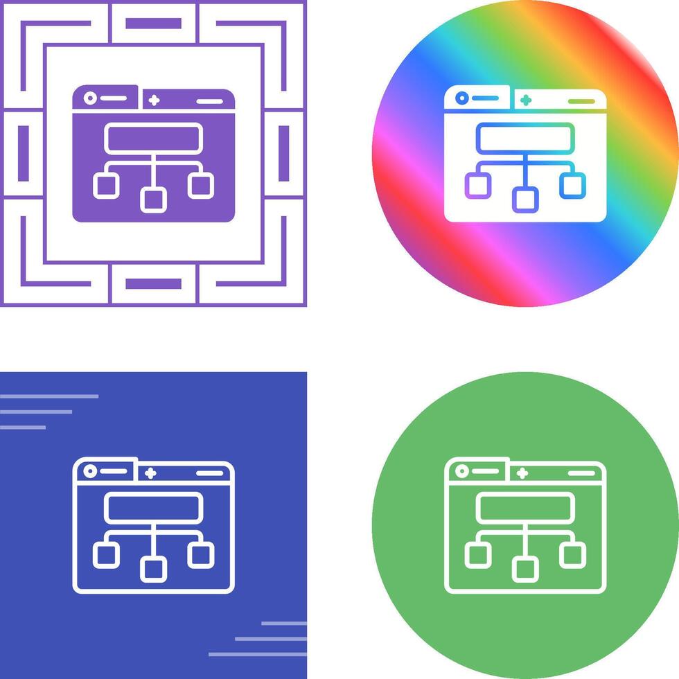 Site Map Vector Icon