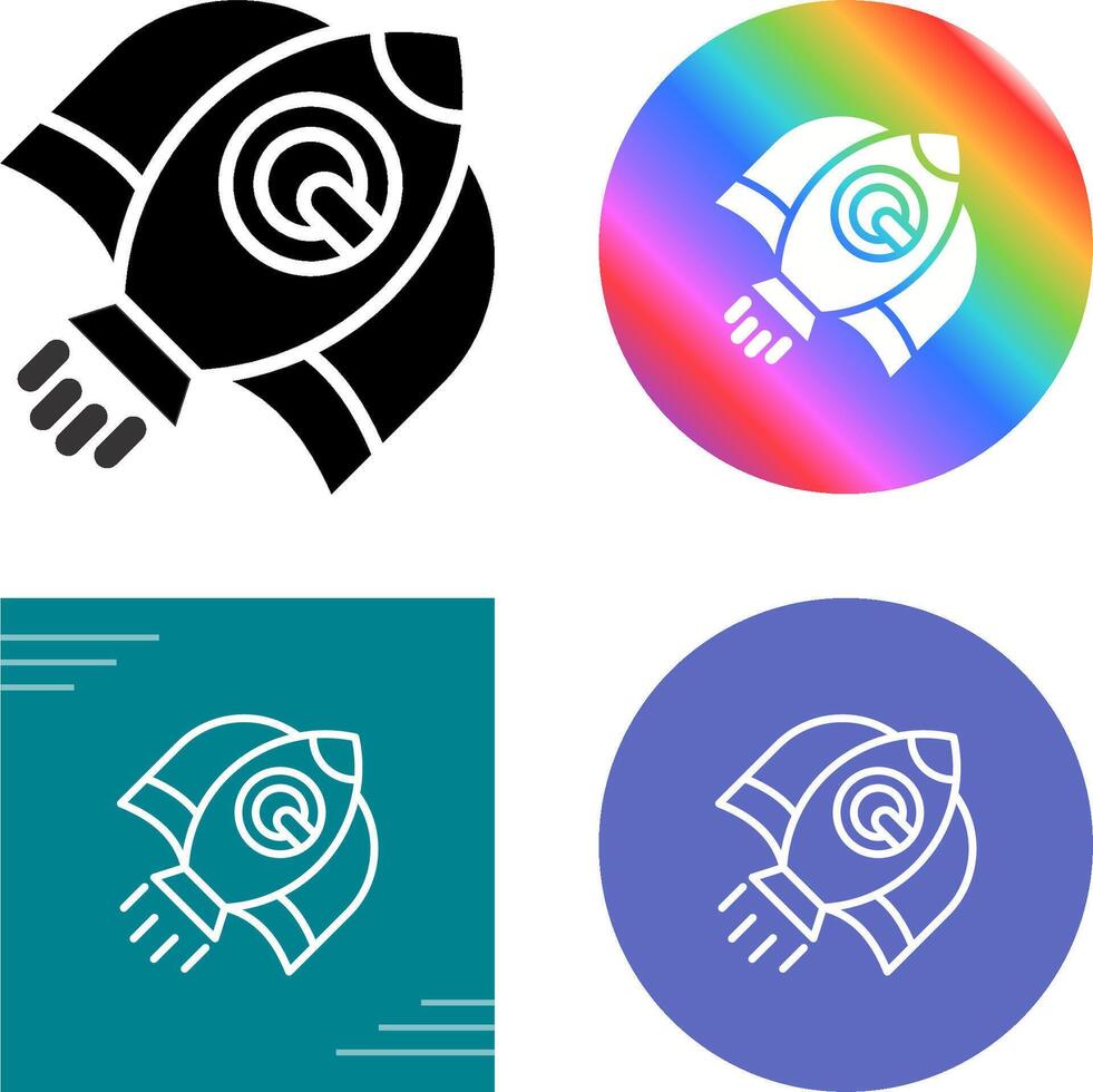 Rocket Ship Vector Icon
