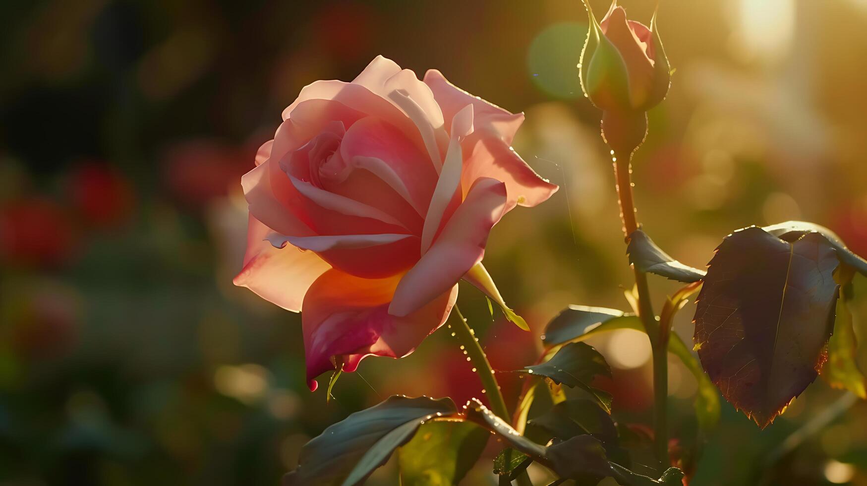 AI generated Vibrant Pink Peony in Full Bloom Bathed in Soft Side Light A Macro CloseUp photo