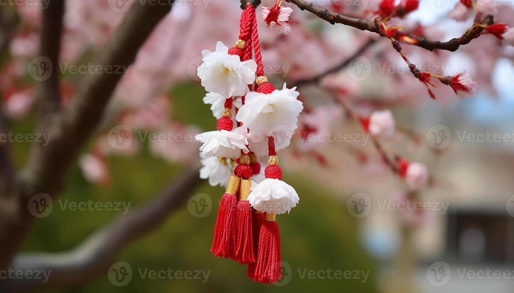 AI generated Freshness of springtime blooms in nature colorful bouquet of beauty generated by AI photo