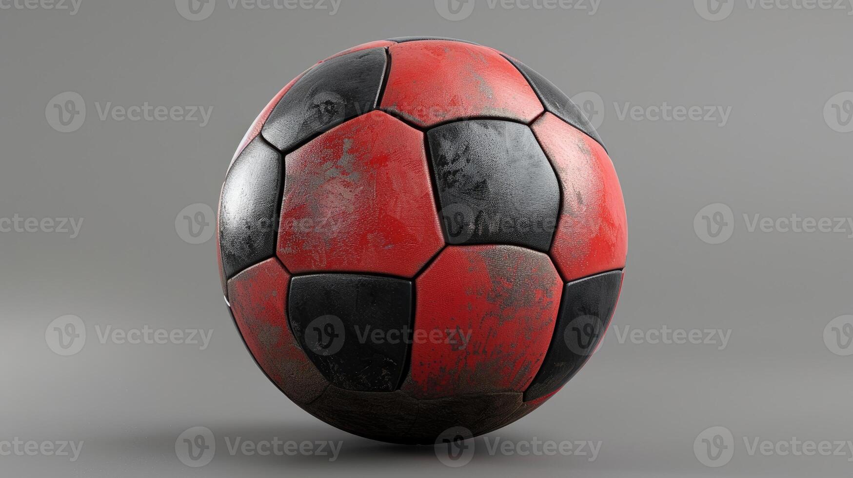 AI generated Explore the intricacy of a 3D rendered soccer ball, where cutting-edge technology meets the world's most beloved sport. Ai Generated. photo