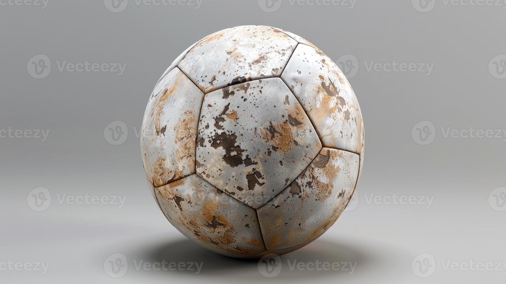 AI generated Explore the intricacy of a 3D rendered soccer ball, where cutting-edge technology meets the world's most beloved sport. Ai Generated. photo