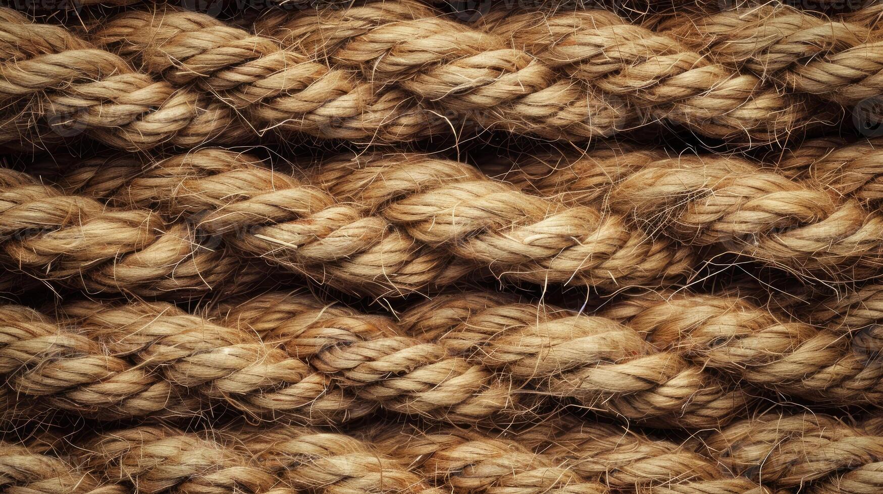 AI generated Thin rope texture design for business cards, flyers, tiles, and textile printing. Ai Generated. photo