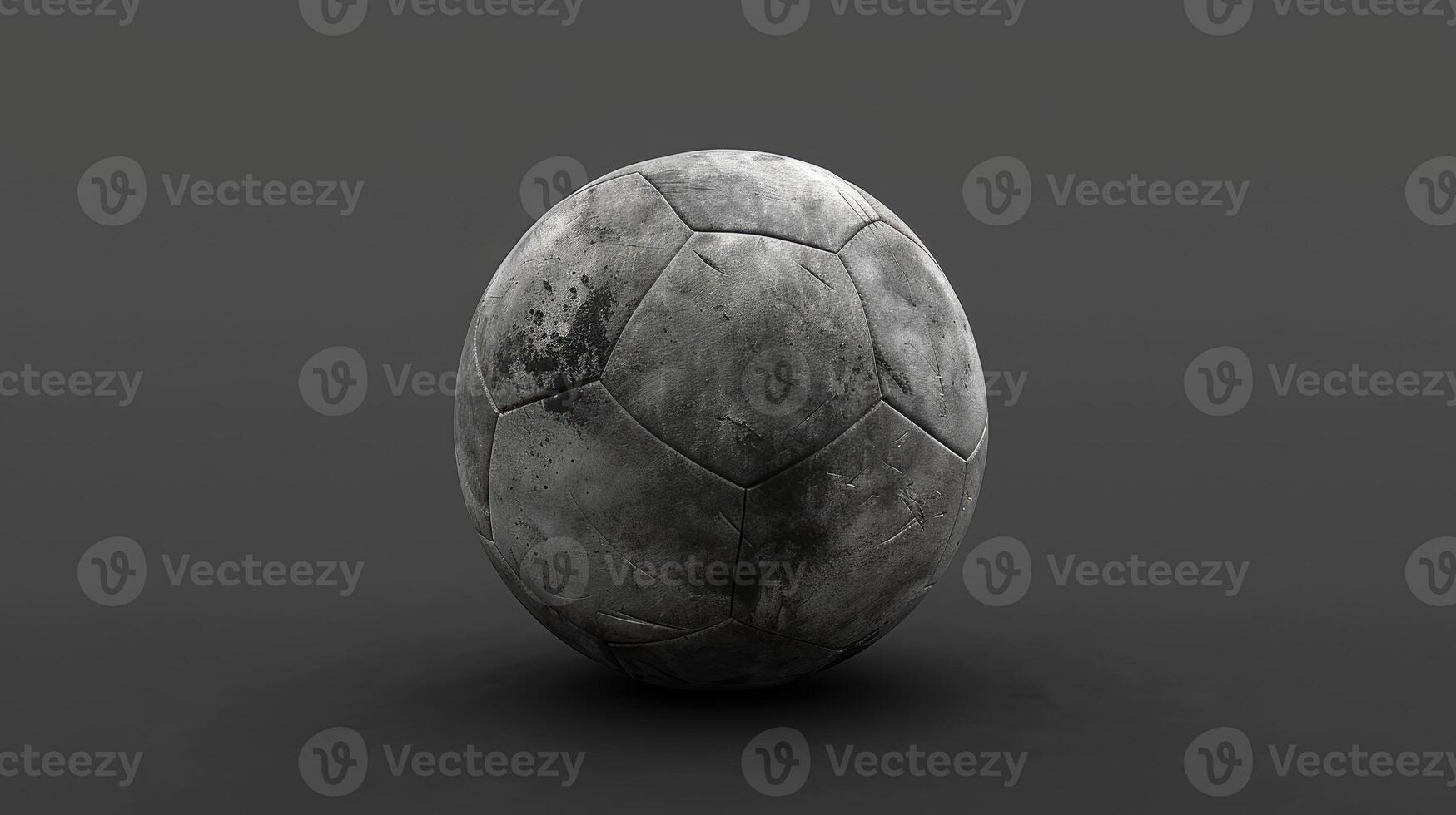 AI generated Explore the intricacy of a 3D rendered soccer ball, where cutting-edge technology meets the world's most beloved sport. Ai Generated. photo