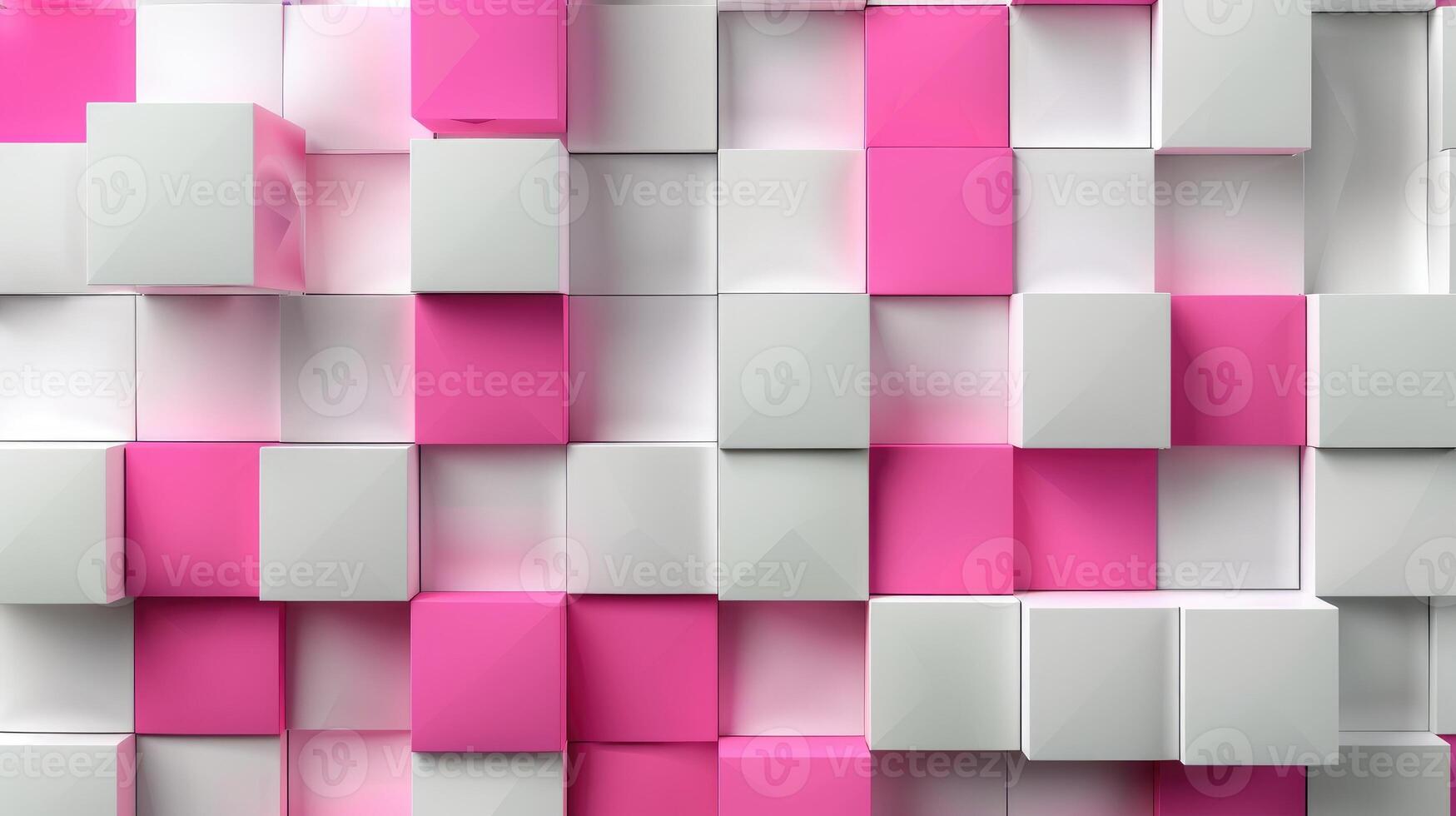 AI generated Immerse yourself in an abstract 3D modern square backdrop. Ai Generated. photo