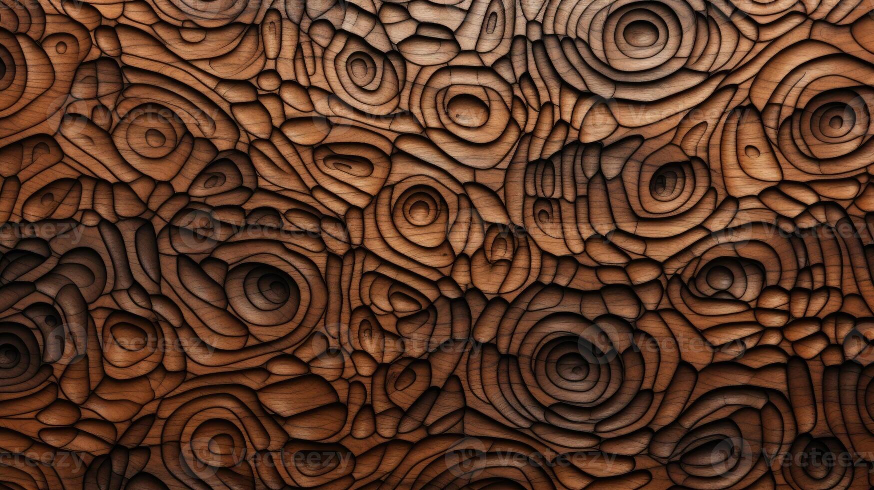 AI generated Delve into the organic warmth of a wooden cut texture. Ai Generated photo