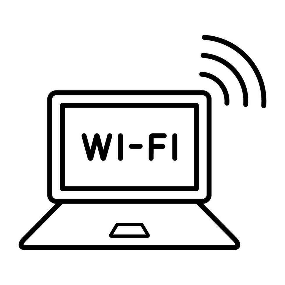 Wifi icono vector colocar. inalámbrico ilustración firmar recopilación. señal símbolo.