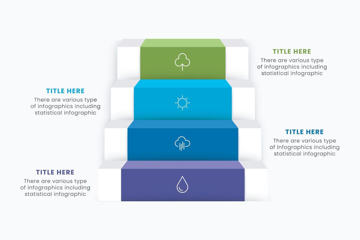 Steps to starting a business template. Vector illustration. It can be used for workflow layout, diagrams, presentations, infographics, and timelines.