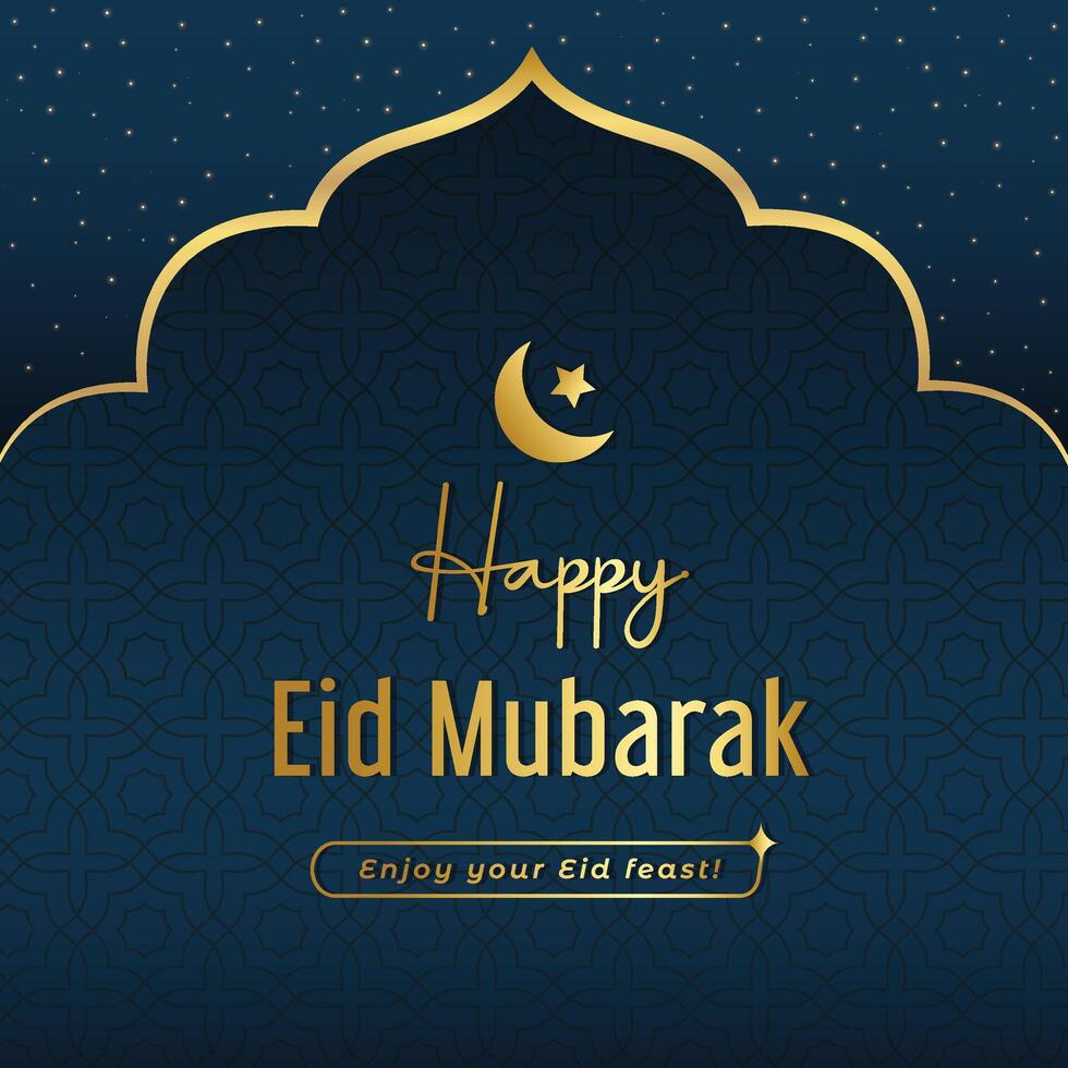 azul eid Mubarak prima antecedentes vector